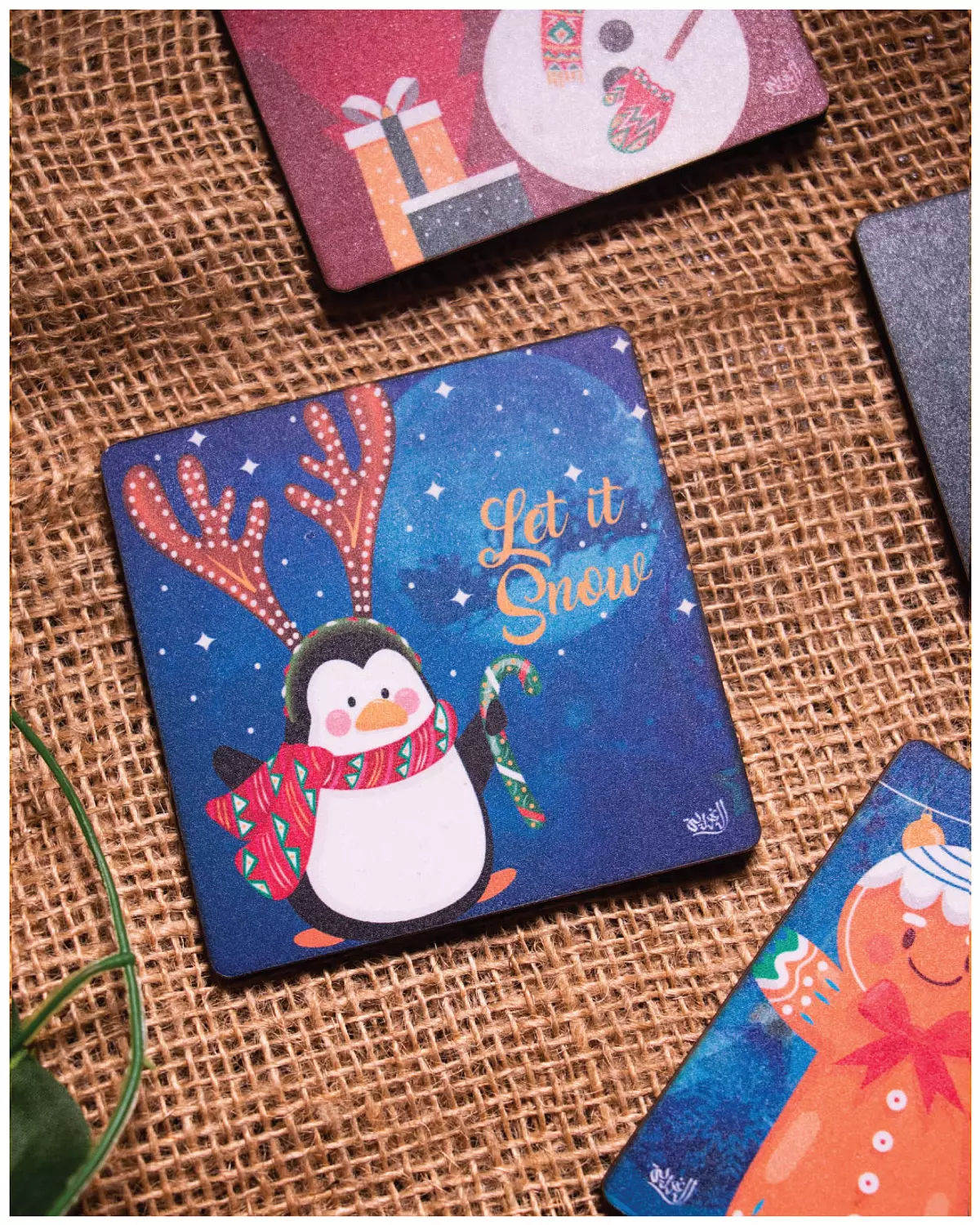 Christmas Charm Coasters 2