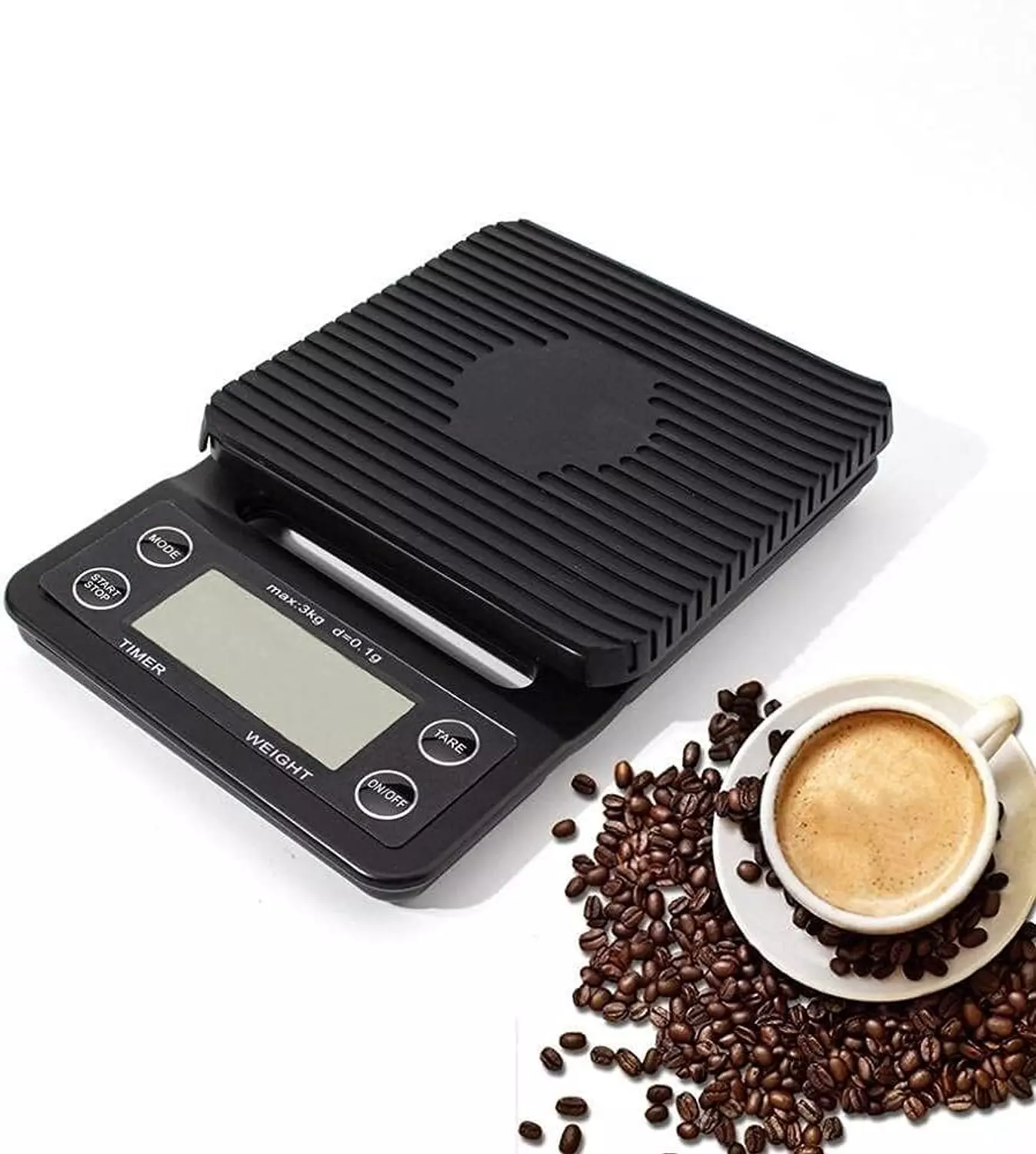 Digital Coffee Scale with Timer, Black hover image