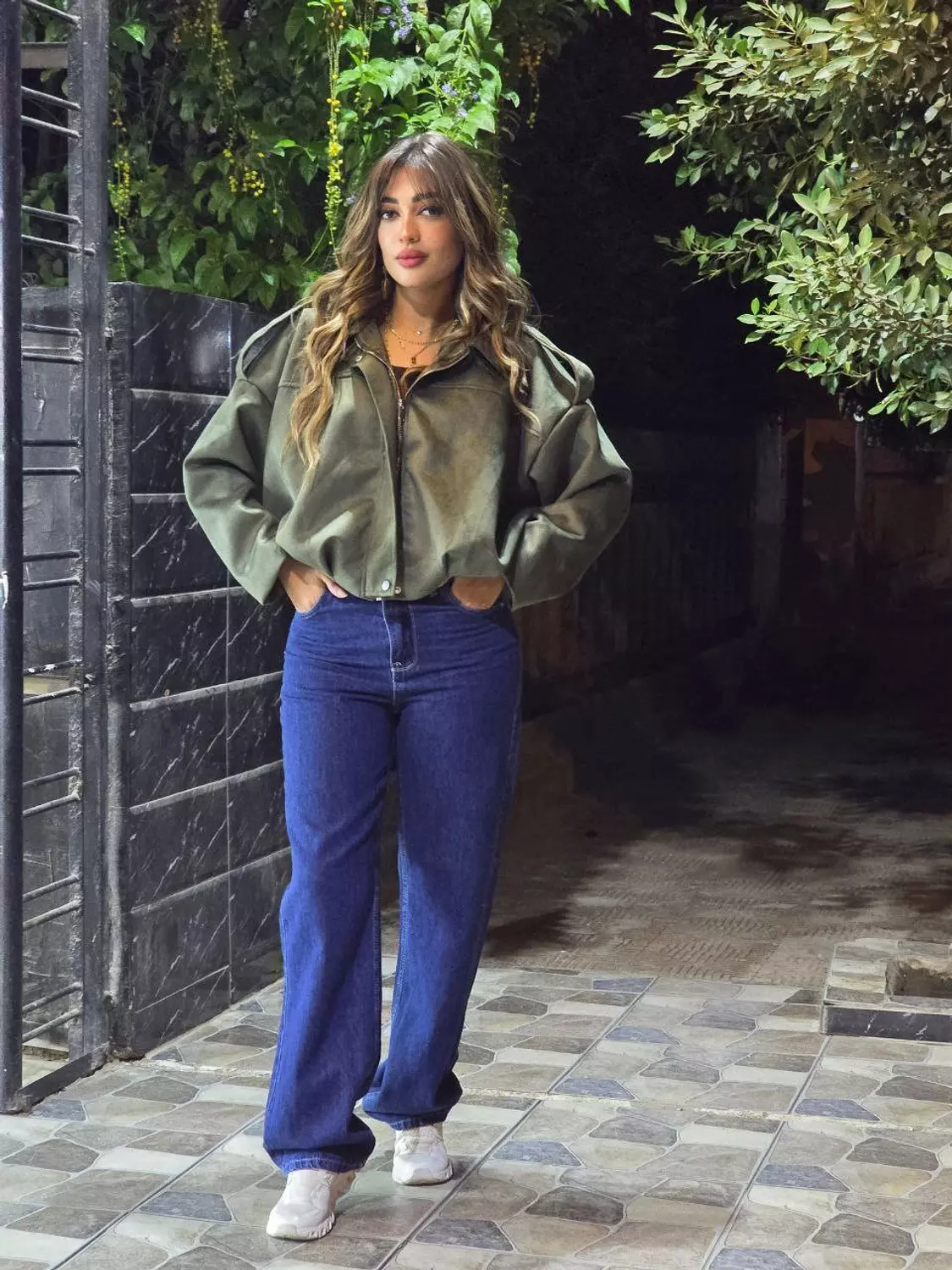 Blue Wide Leg Jeans  image