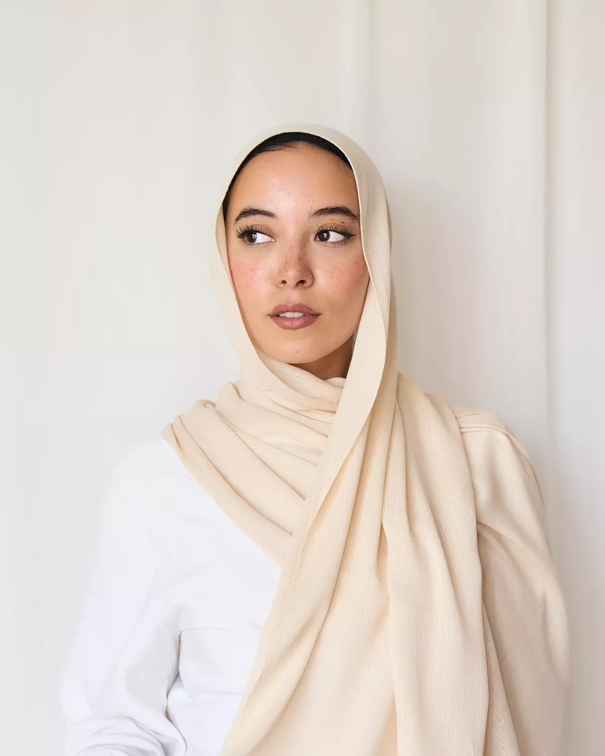 Beige Crinkle Modal 2