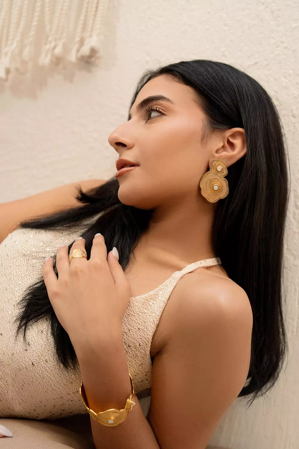 Fleur en Fer Earrings 2