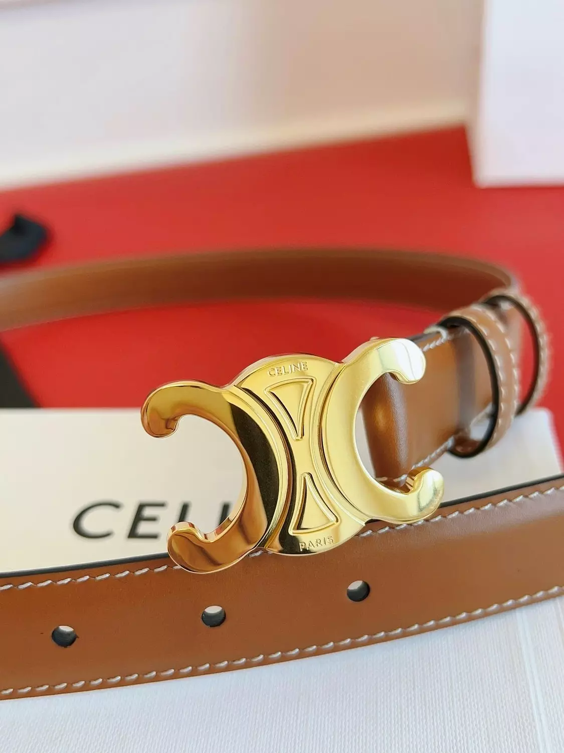 Celine Belt Camel hover image