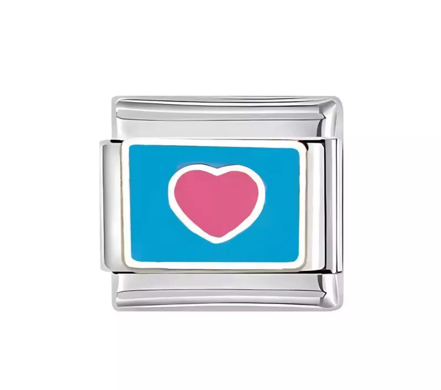 Pink cute heart charm image