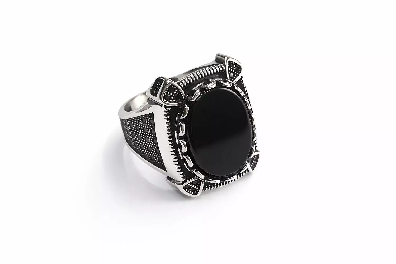 Turkish Ring Onyx 1