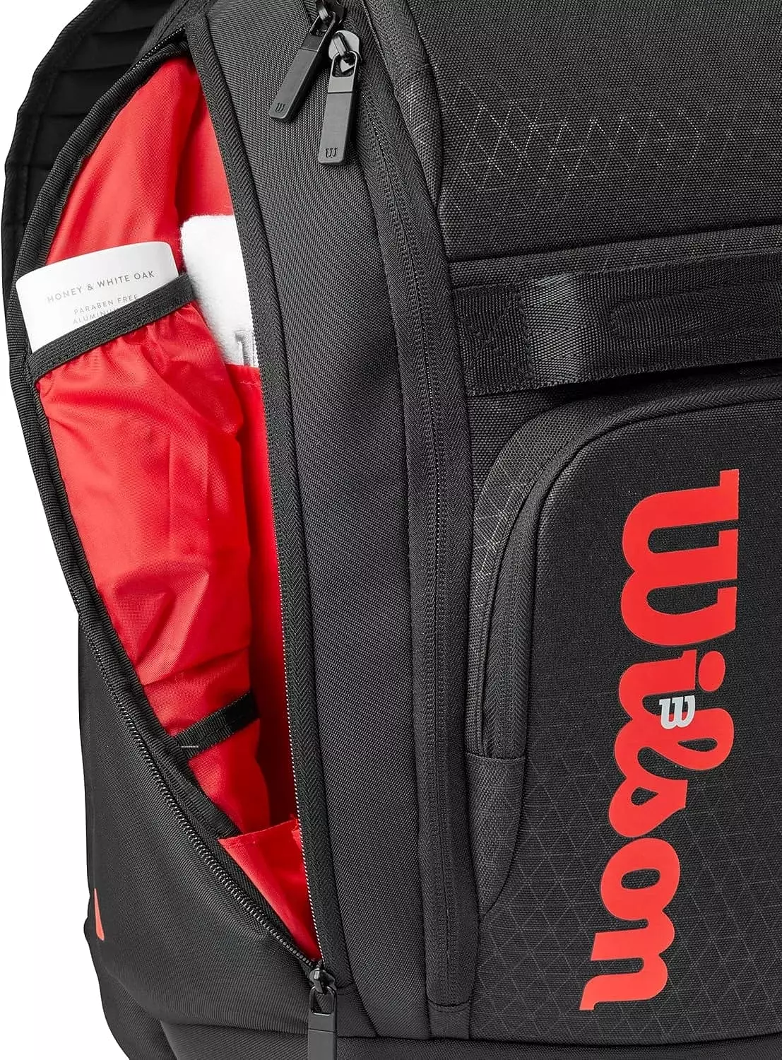 Wilson Clash V3 Backpack - black/Infrared 2025 9