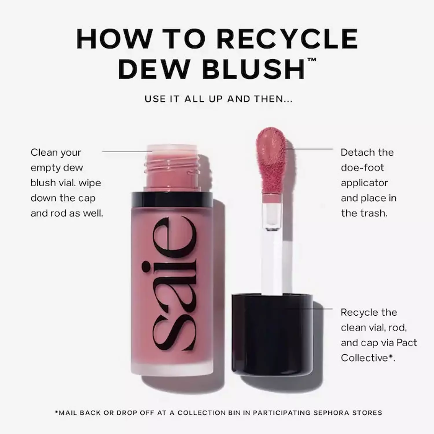 Saie  Mini Dew Blush™ Trio Gift Set 5