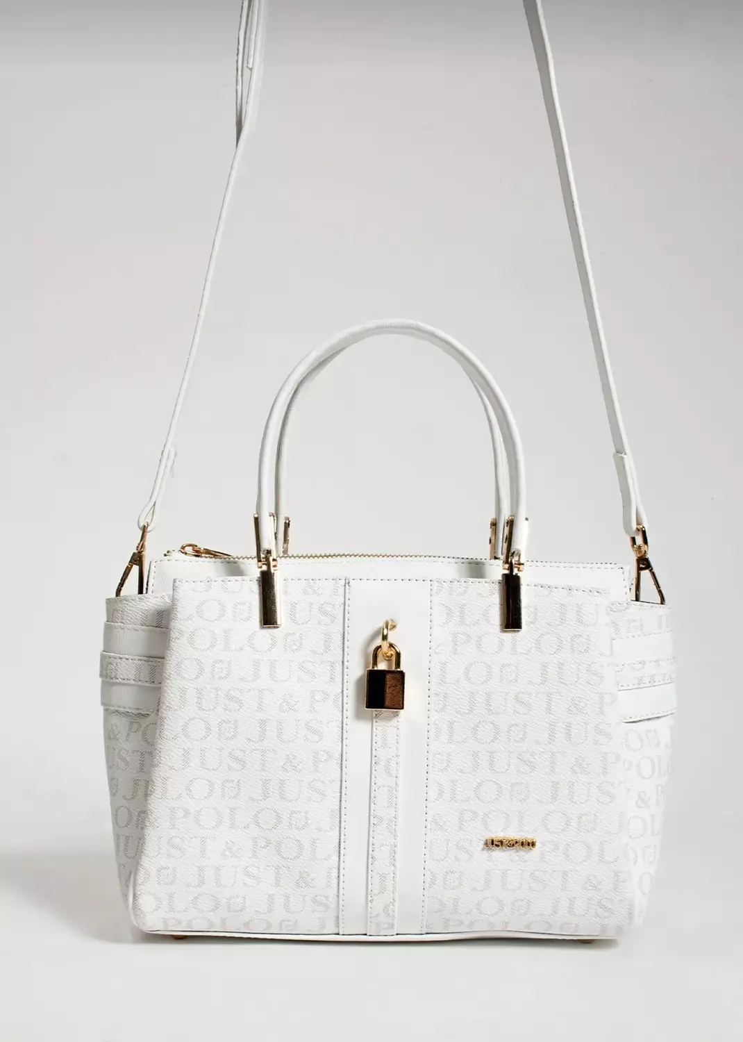 Elegance White Bag with key image