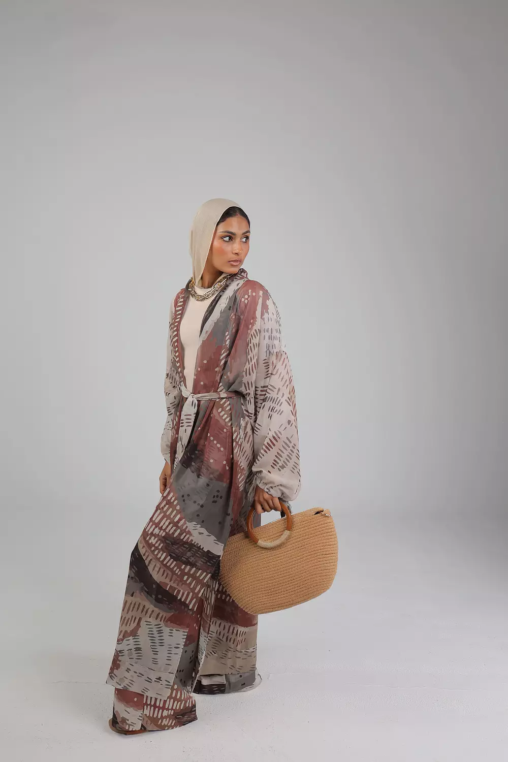 Earthtones Kimono 1