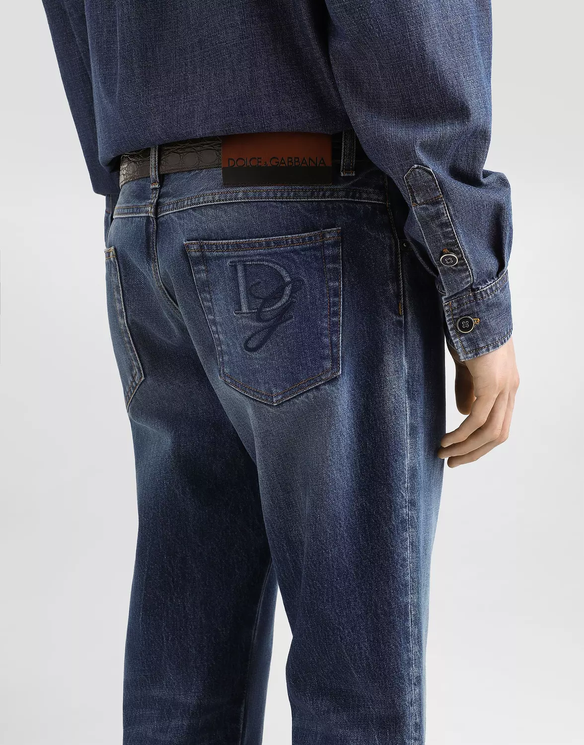Regular cotton jeans 4