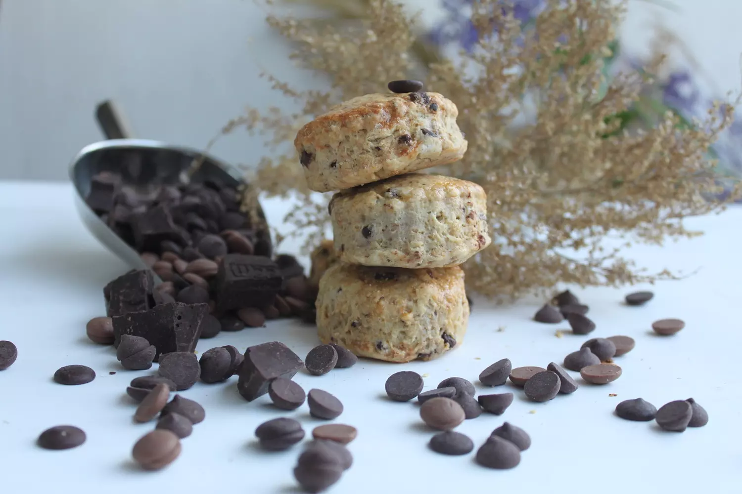 Chocolate Chip Tea Scones 9