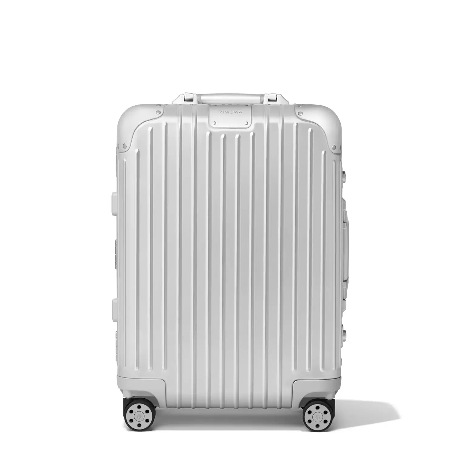 Rimowa Original Cabin carry-on suitcase in silver aluminum image