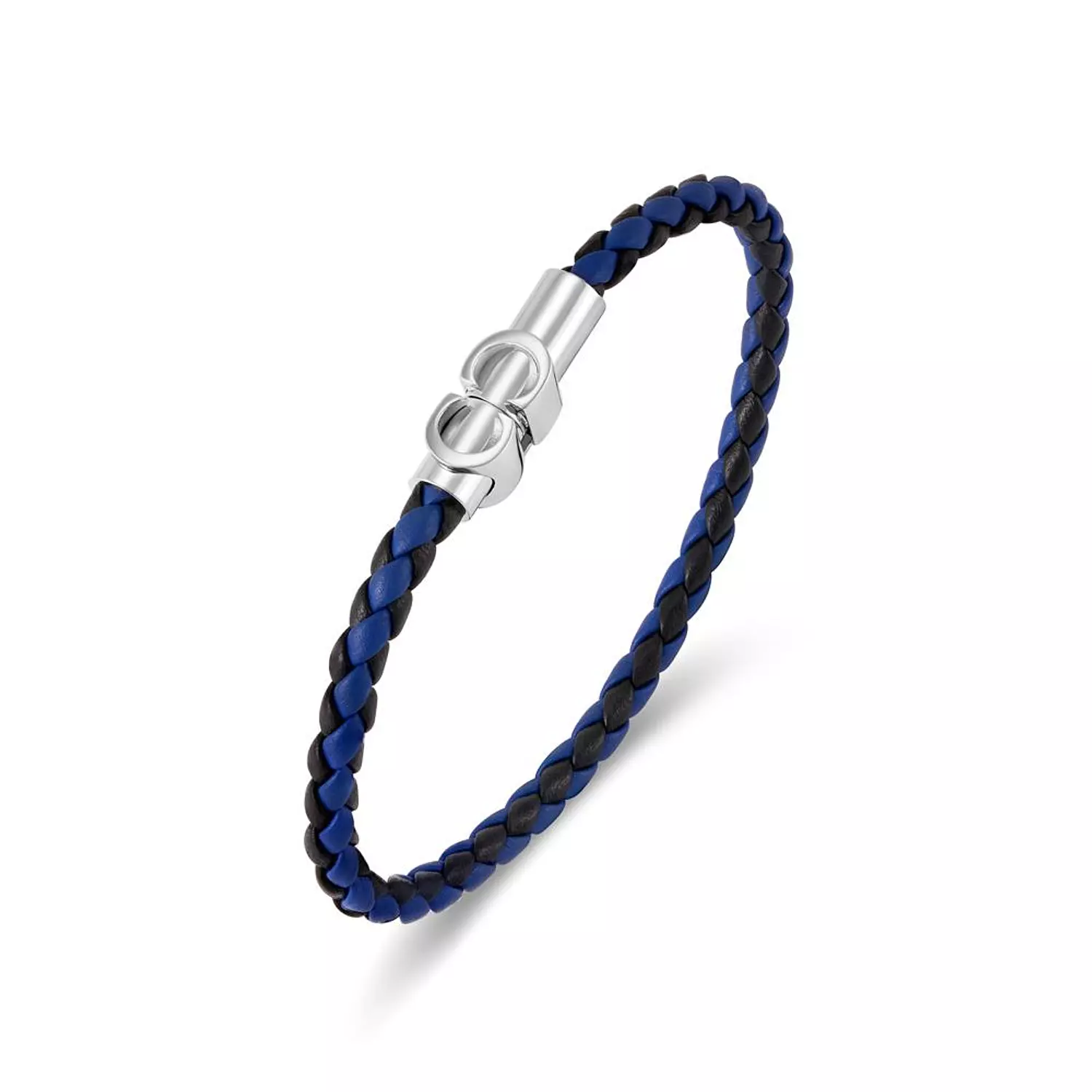 Cerruti 1881 Black & Blue Braided Bracelet CIAGB0015204 image