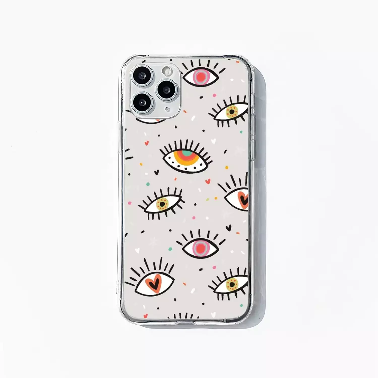 Off White Background Evil Eye Mobile Case image