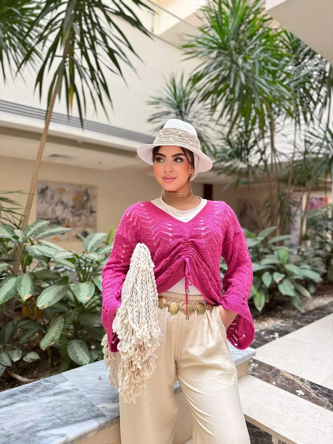 Tight knitted blouse 7
