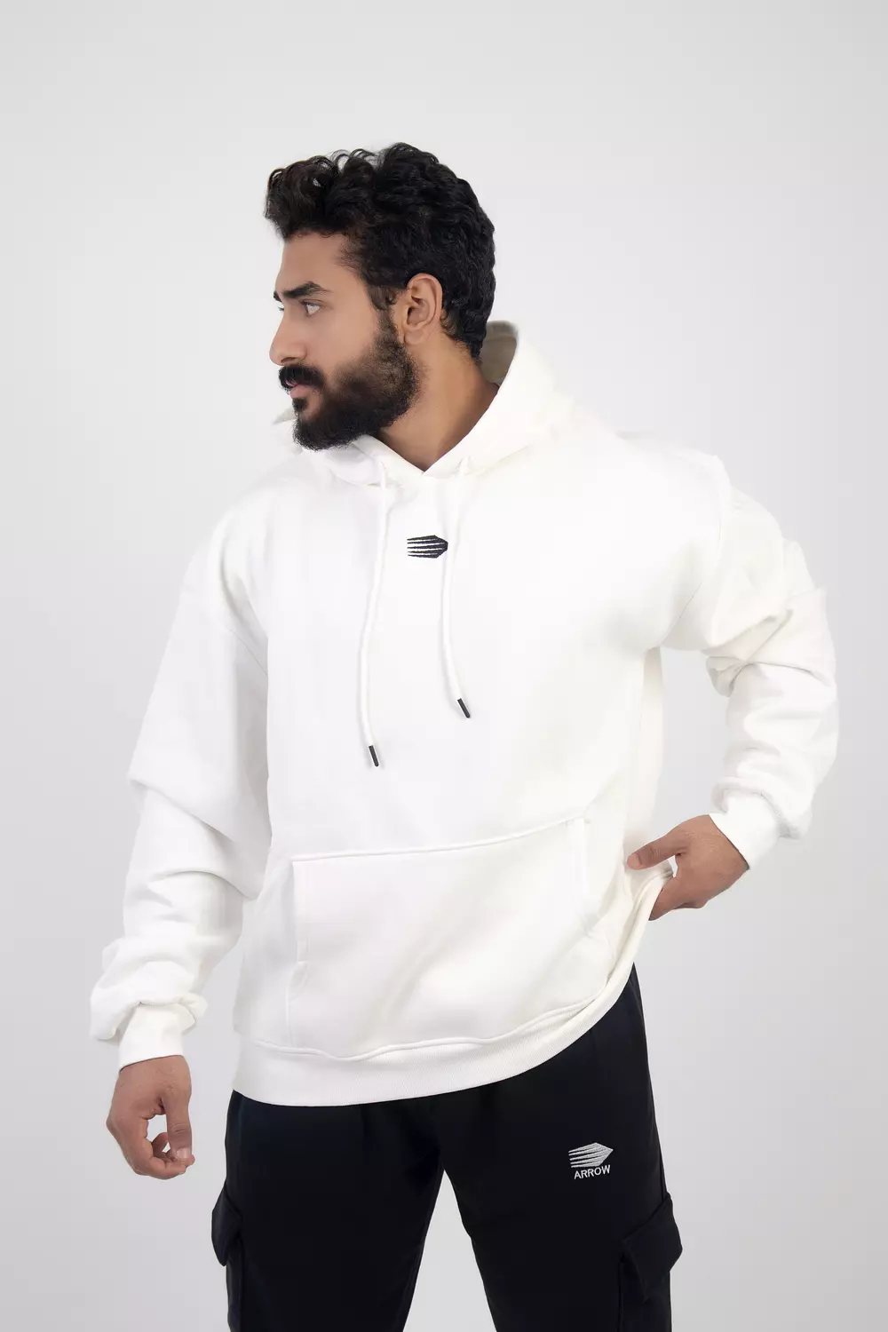 oversized Hoodie White image