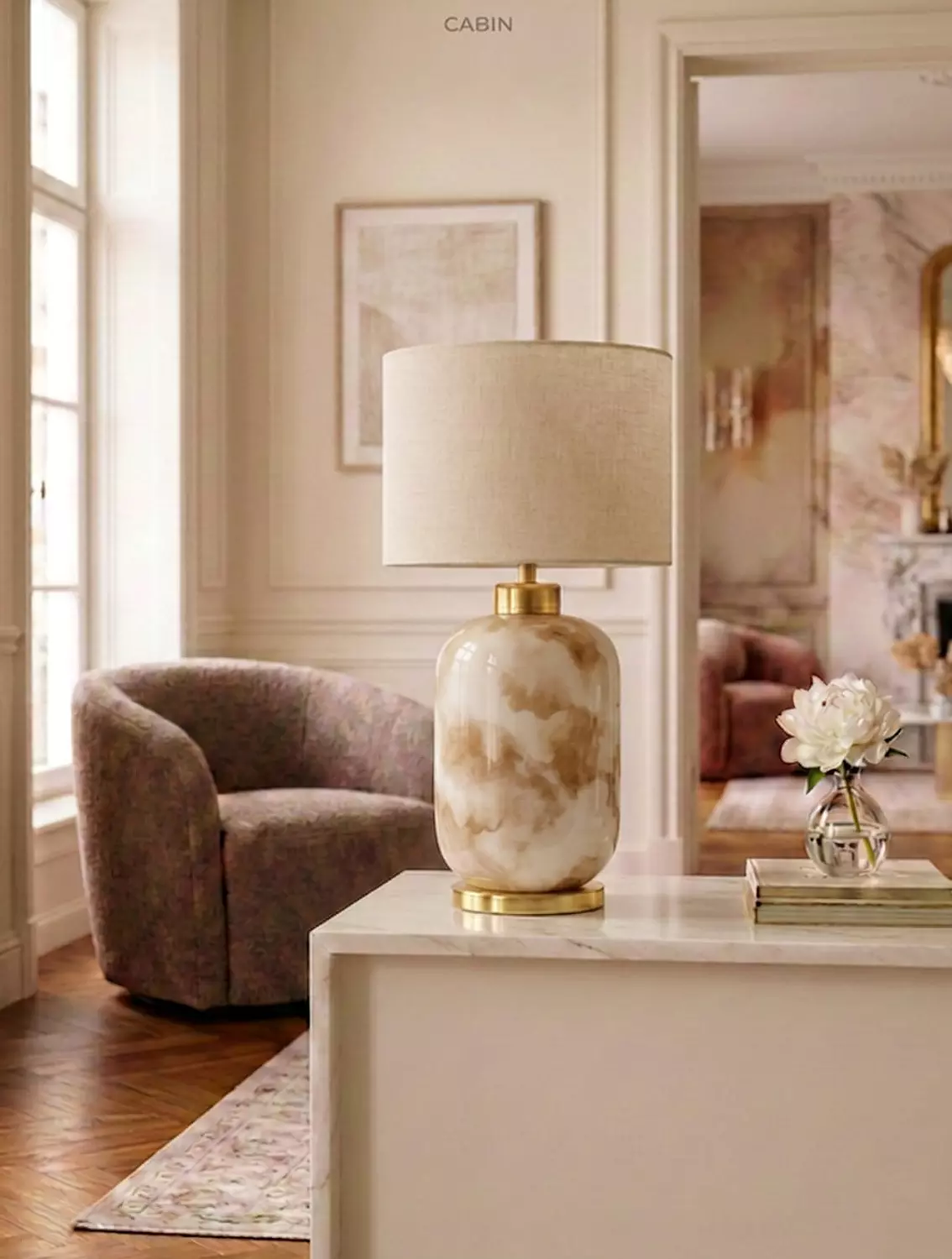 Terra-Handmade Pyrex Table Lamp image