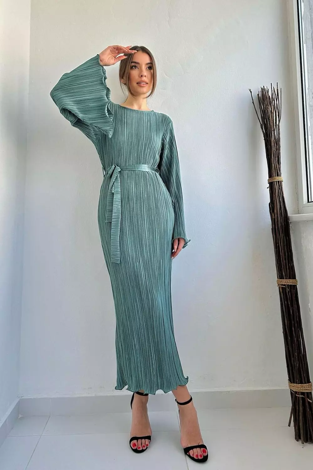 Plisse Dress 7