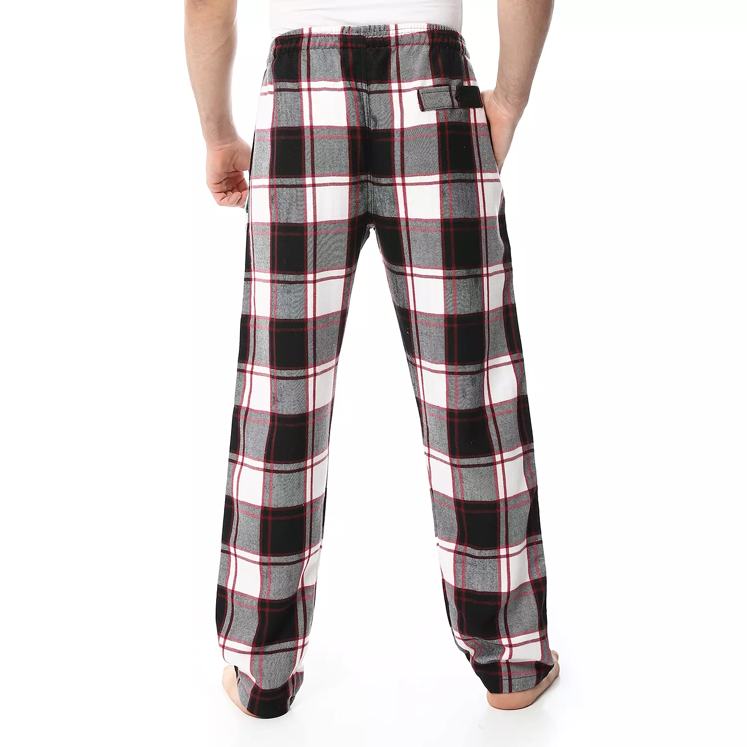 Shorto Winter Check Pants - Black * White * Grey - 4045 - 3 3