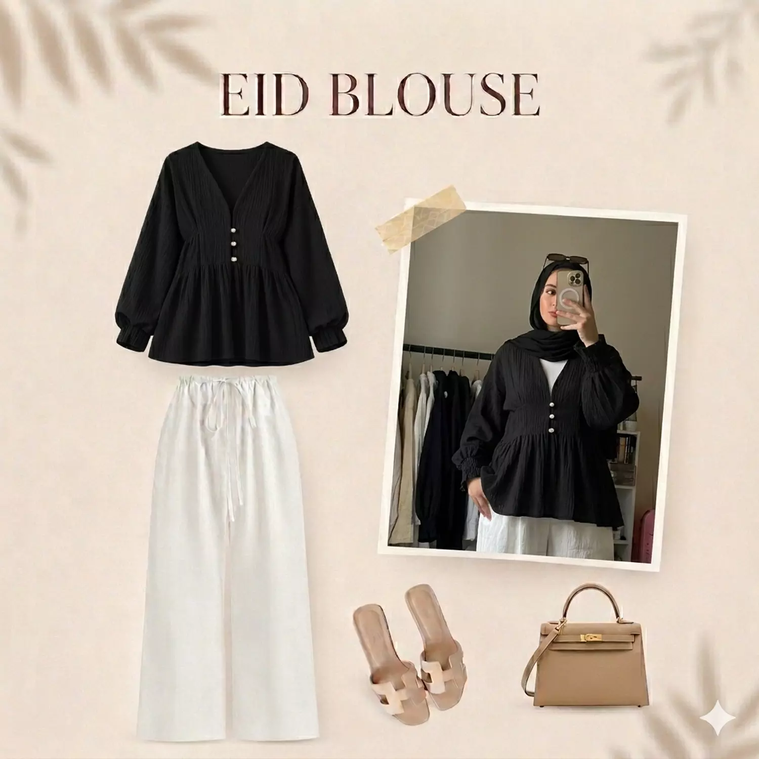 Button waist blouse 4