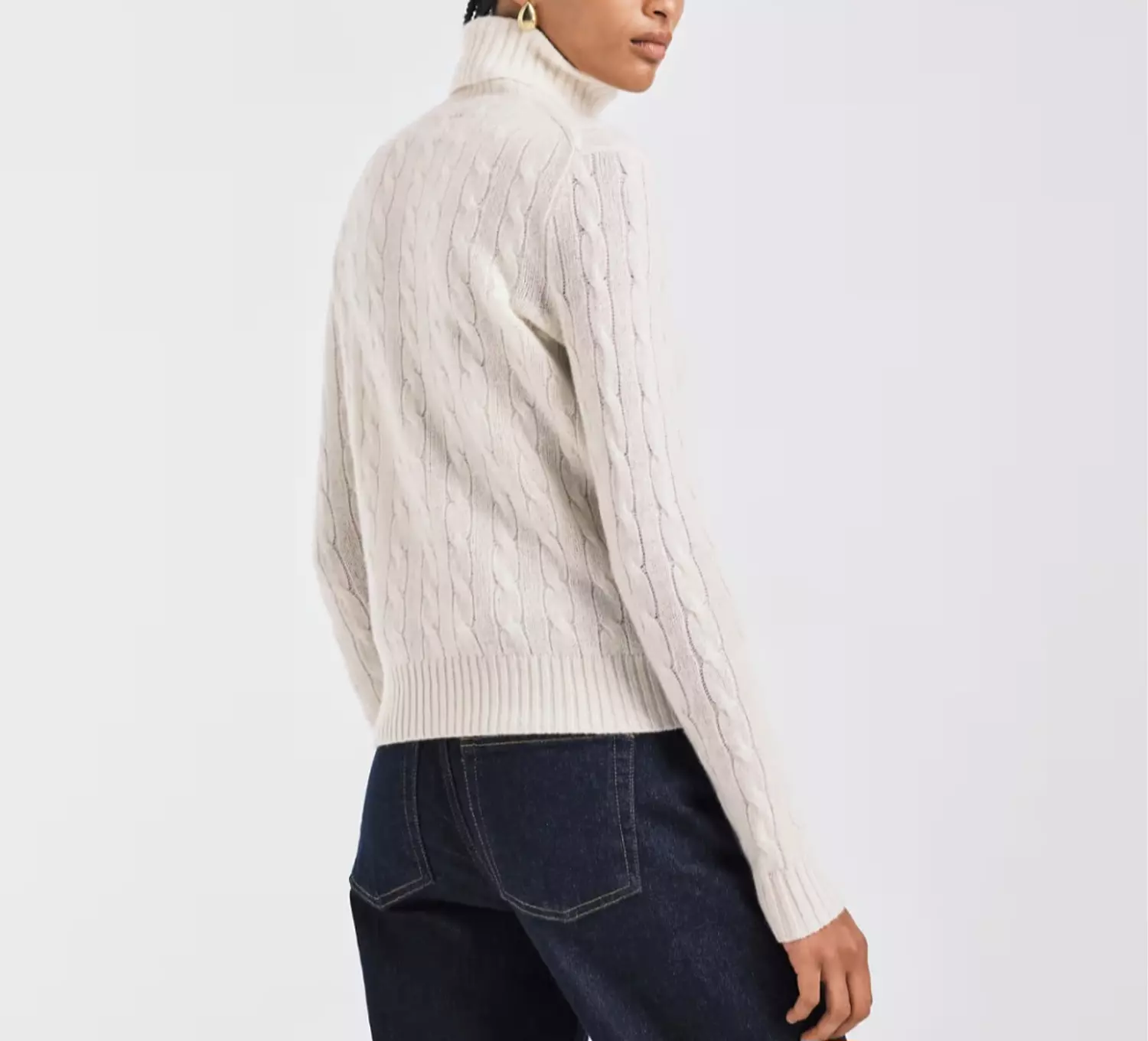 U.S. POLO ASSN. Cable Knit Turtleneck hover image