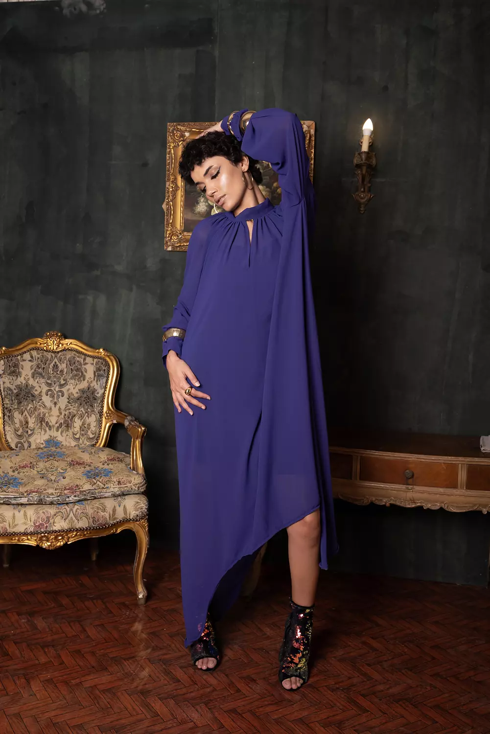  little short Mist Chiffon Dress  image