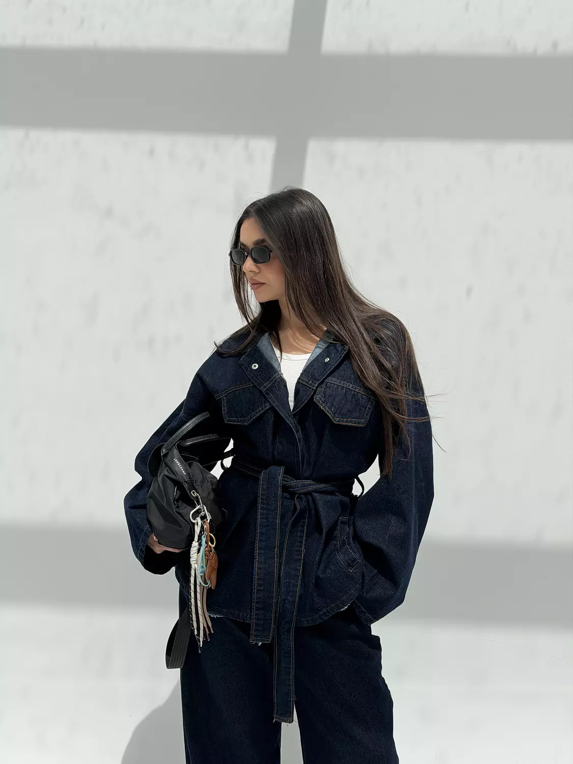 Denim Tie-Waist Set 7