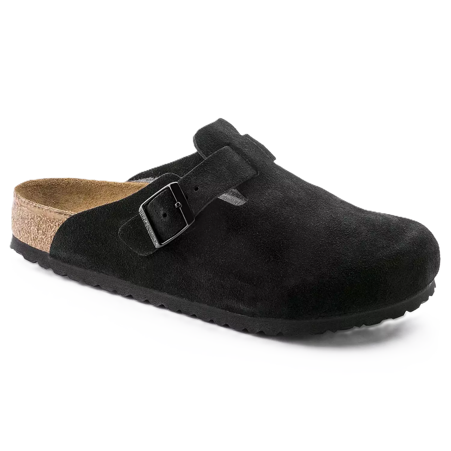 Birkenstock Boston Black Suede 1