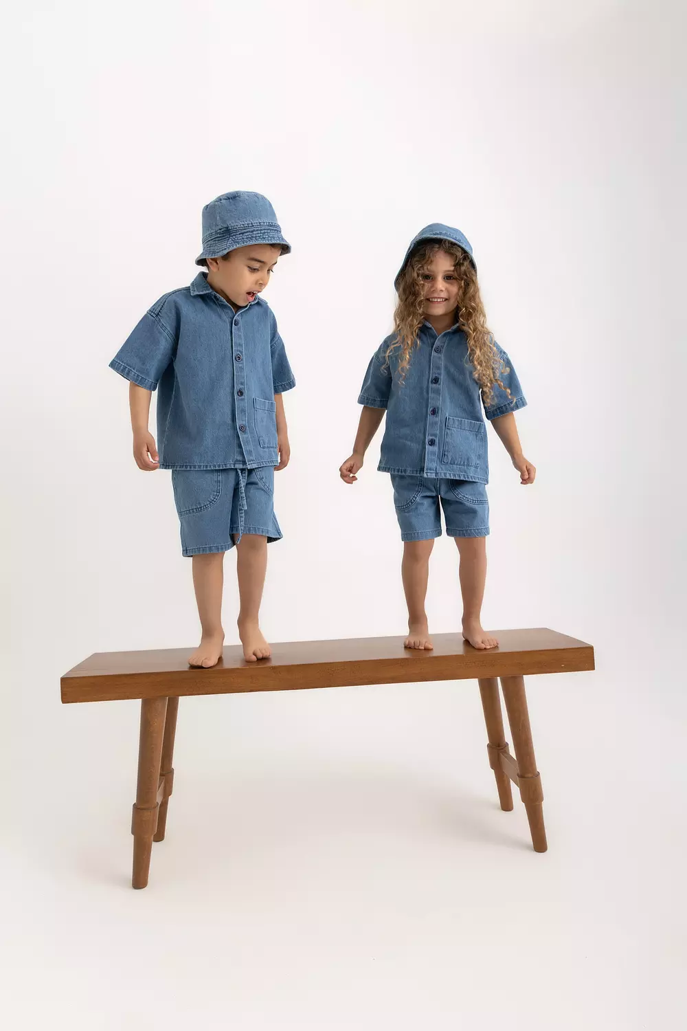 The Kiko Denim Kids Half-Sleeve Shirt 1