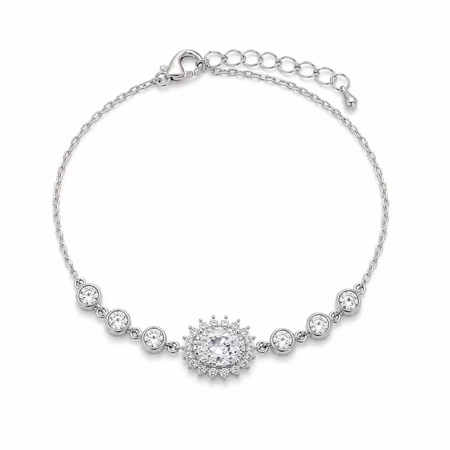 Silver Bracelet Daimond 1