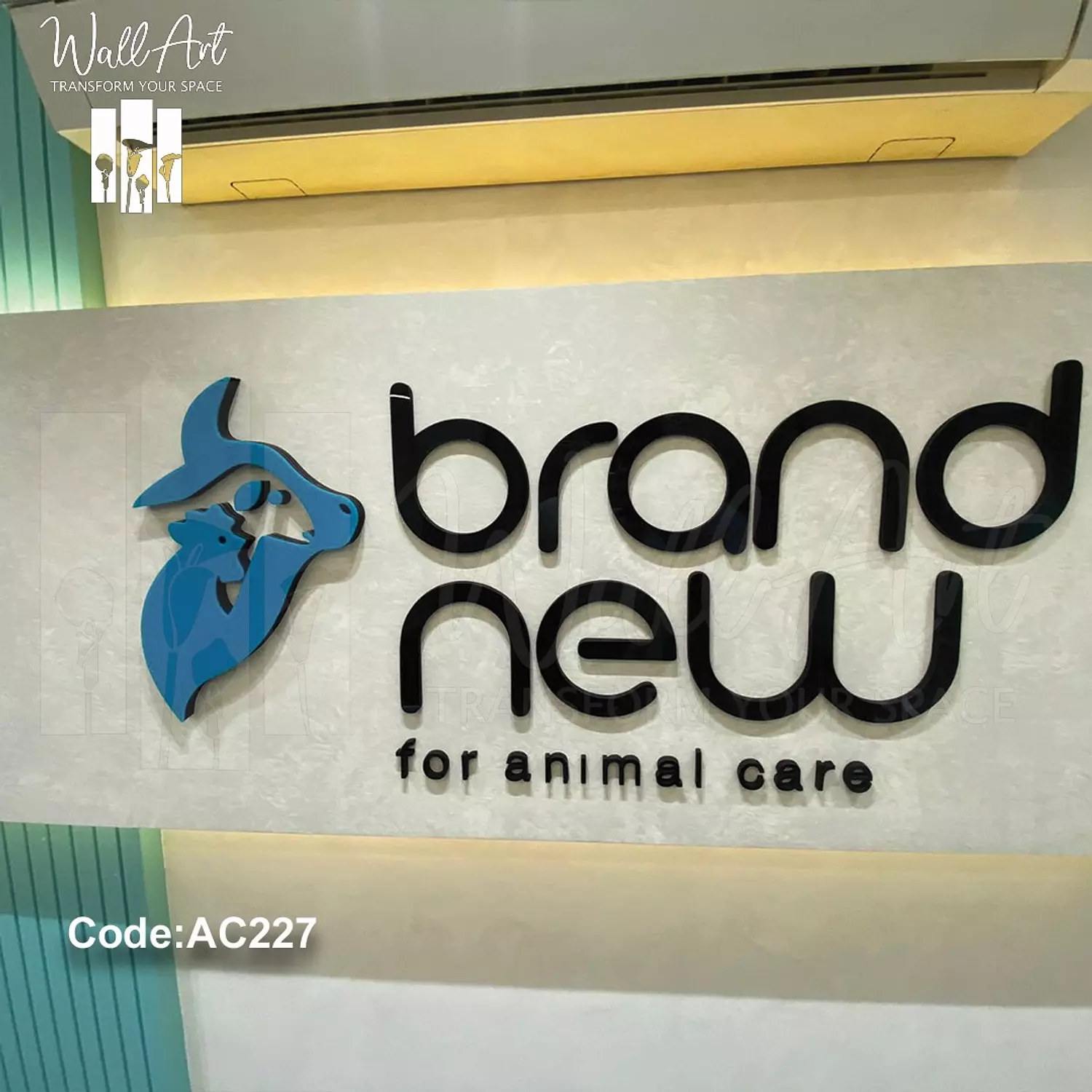 AC227- Coloured Acrylic Logo  hover image