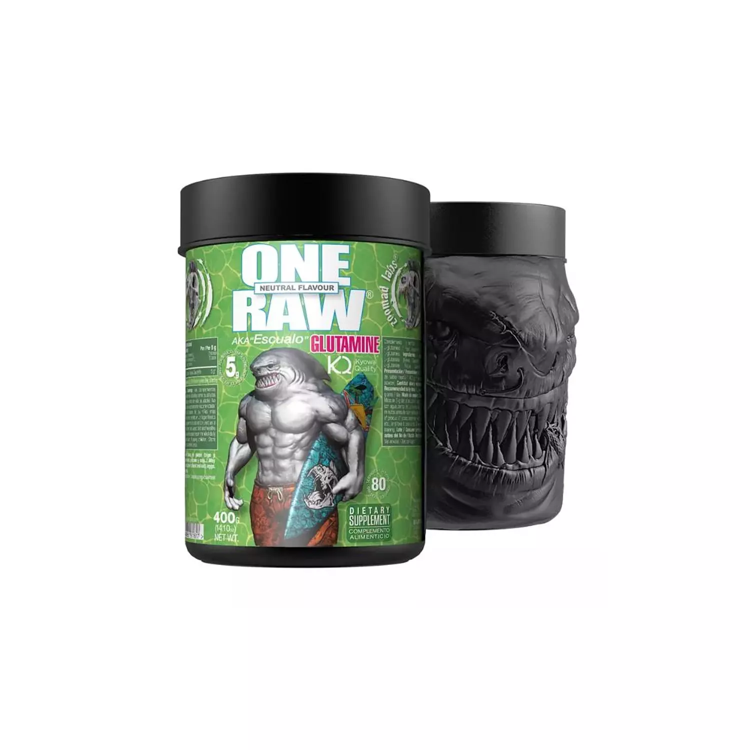 Zoomad Labs One Raw Glutamine 400g (80 Servings) – Muscle Recovery & Endurance image
