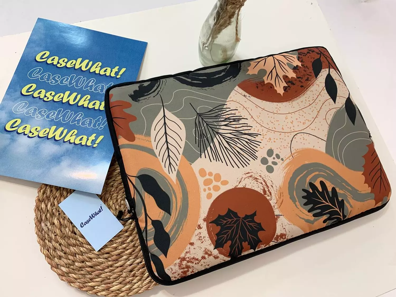 Falling Leaves Laptop Sleeve  3