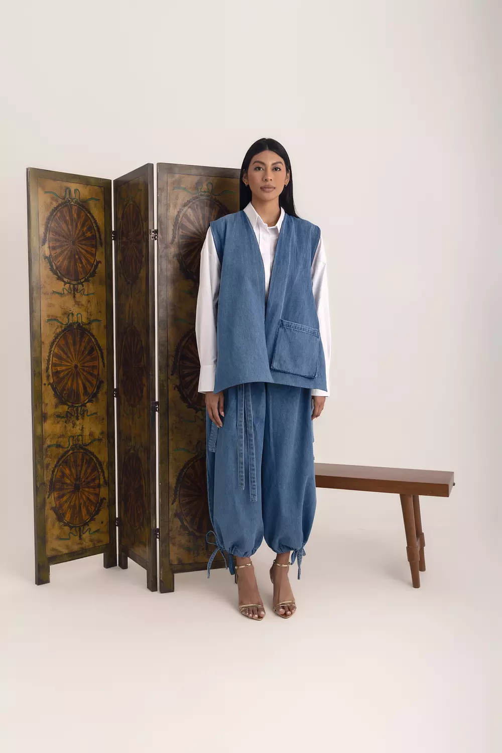 The Magic Denim Relaxed Pants image