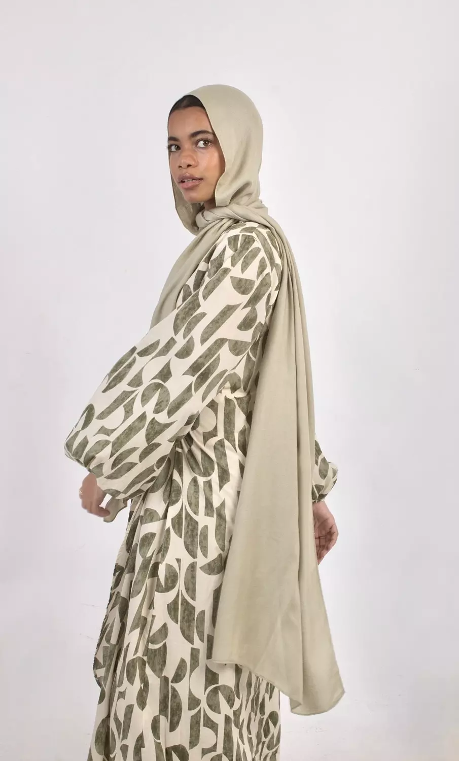 Qamar wrapped dress image