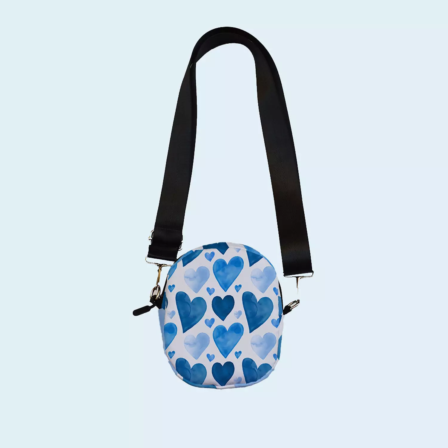 Blue Heart Mini Cross Bag image