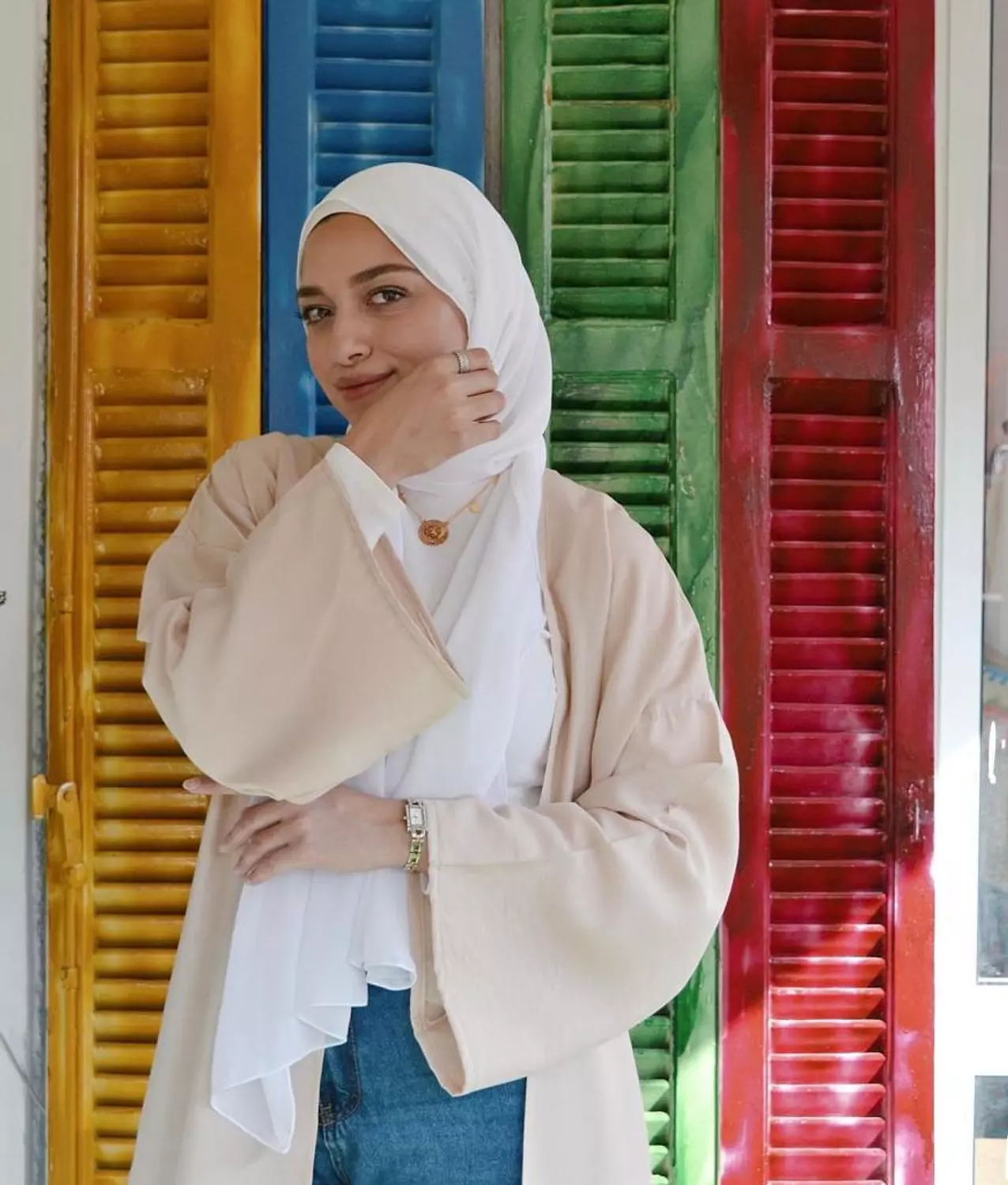 Long Lenin Cardigan - biege image