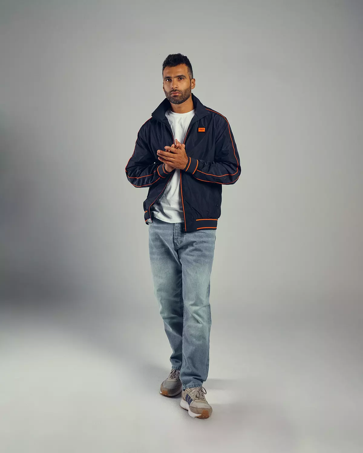 Hermes Navy Zip Up Sportive Jacket 2