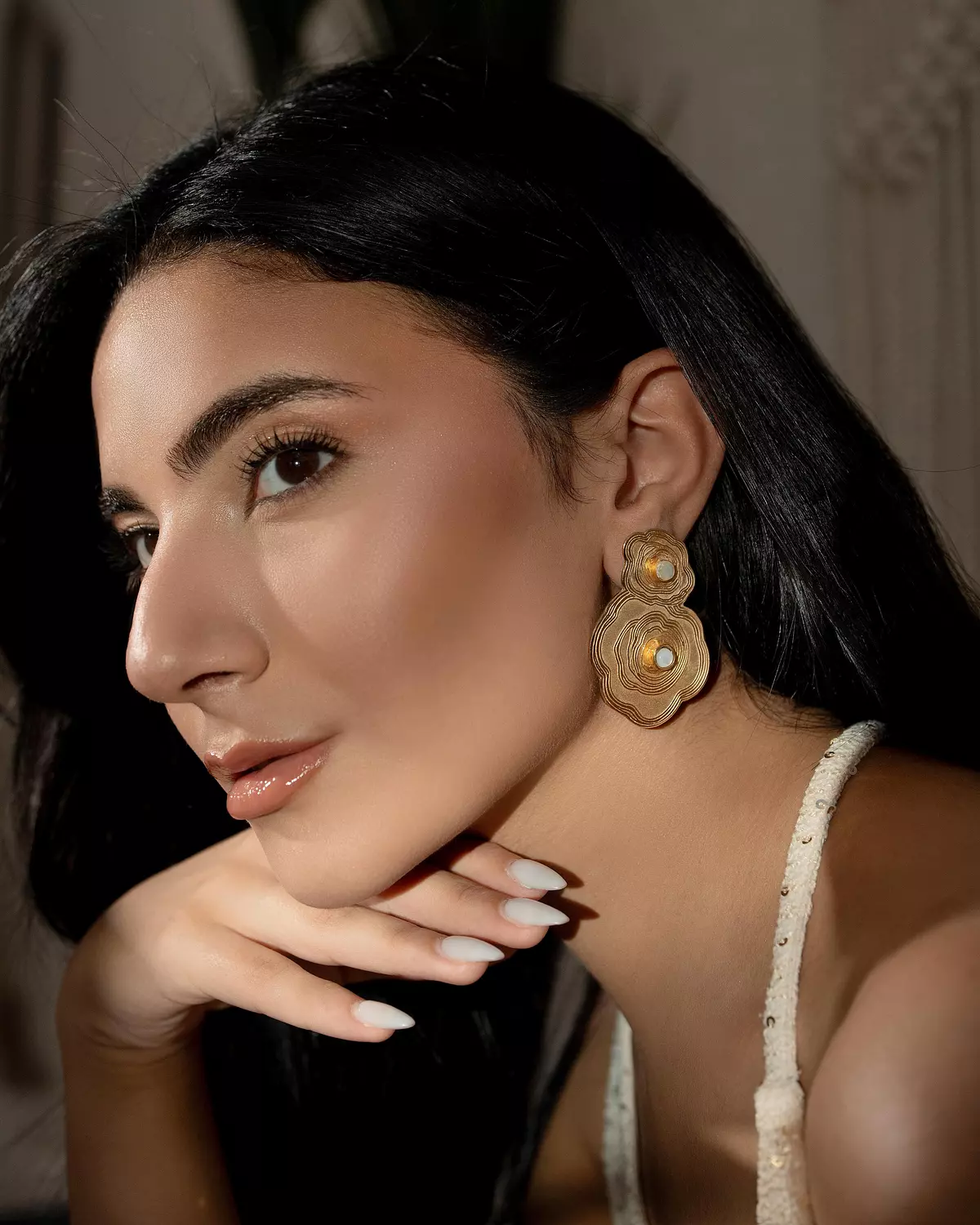 Fleur en Fer Earrings image