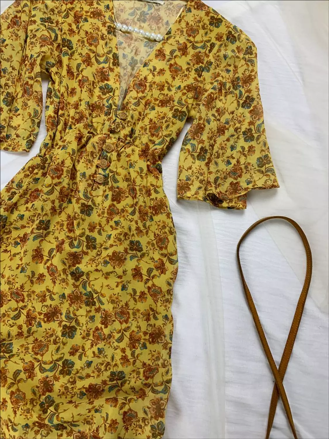 Chiffon floral dress from pull& bear   Size xs to 40:45 k   For. 385 2