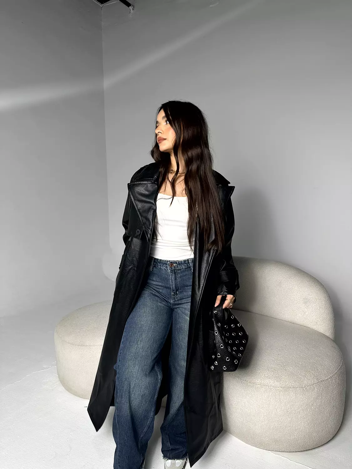Leather Trench Coat 27