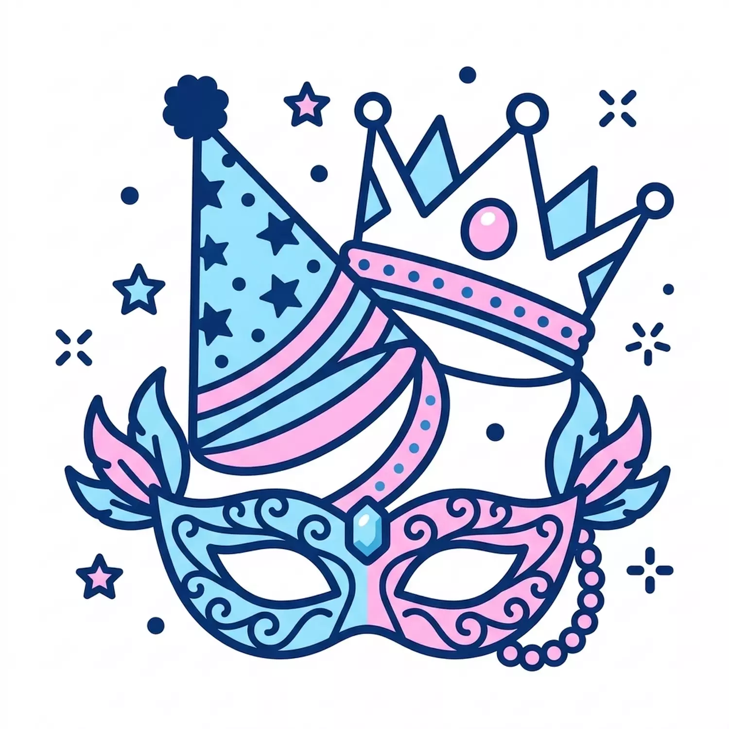 <p style="text-align: center">Mask-Hat-Crown</p>