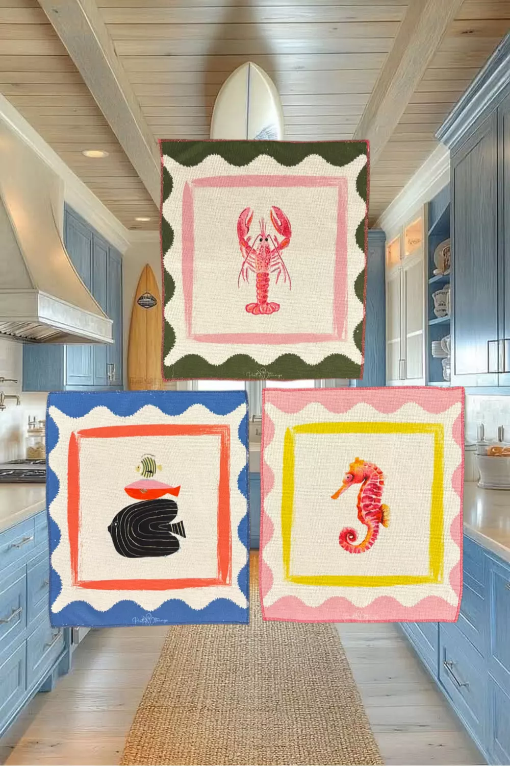 pretty kitchen towels sets 1