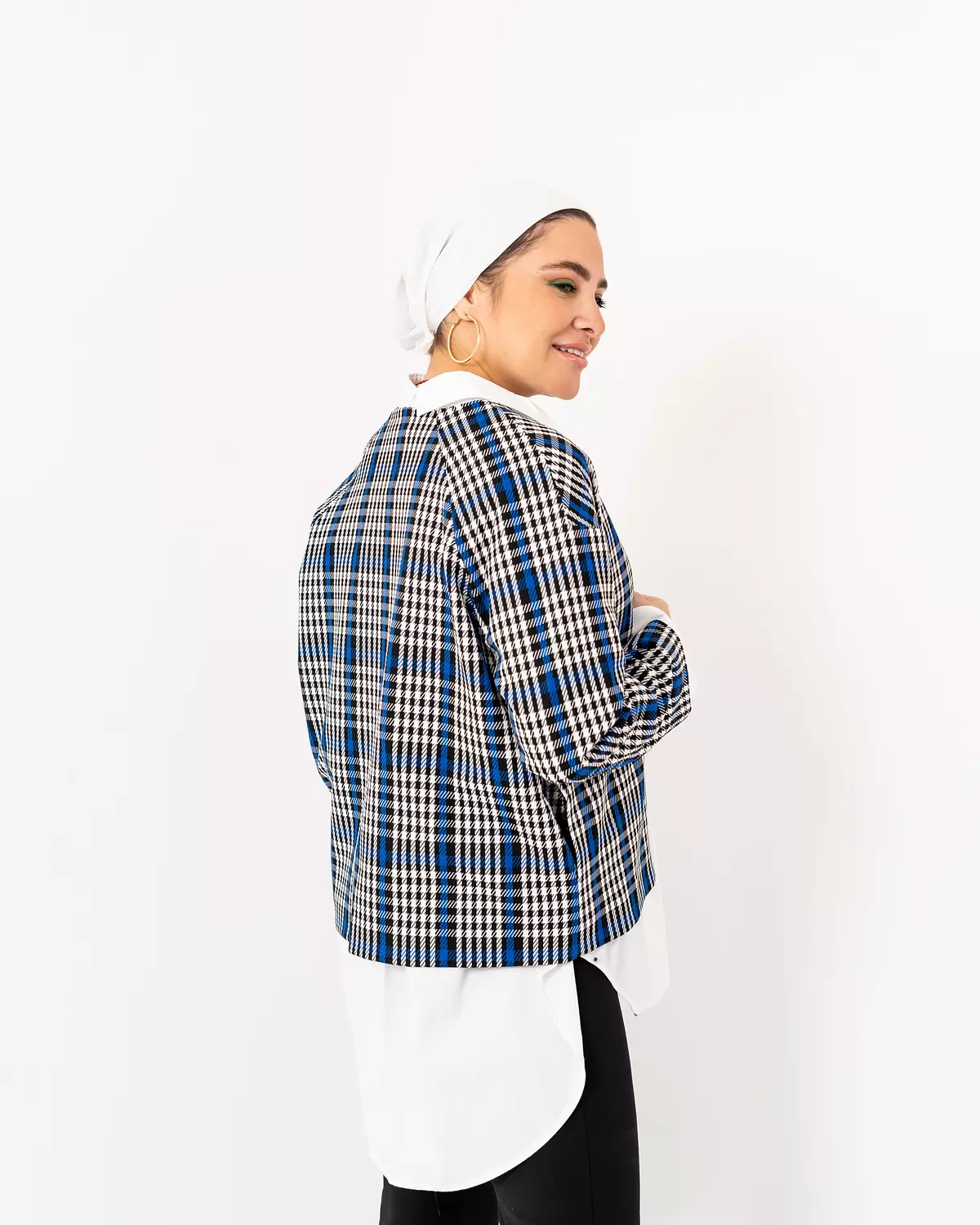 Checkered Blazer 2