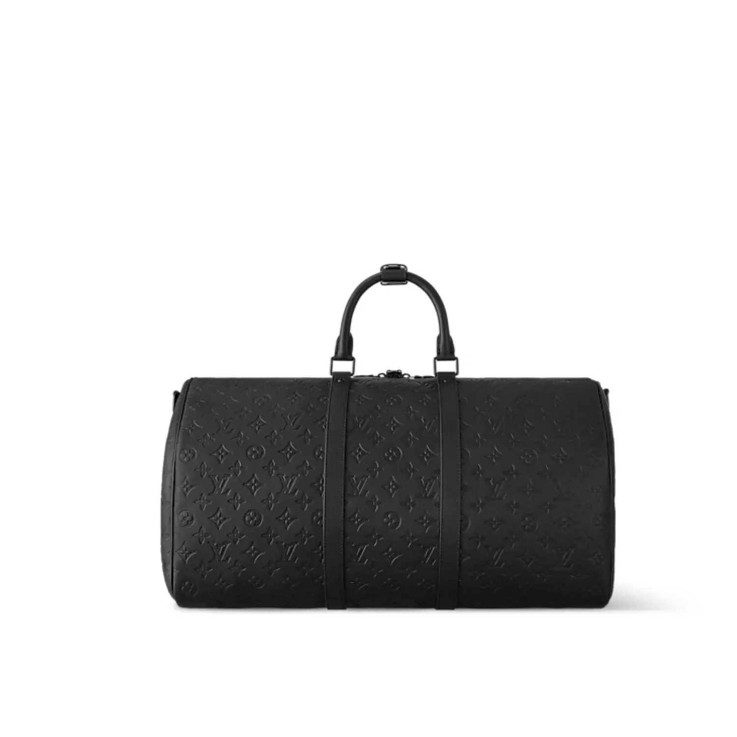 LOUIS VUITTON BLACK KEEPALL BANDOULIÈRE DUFFLE image