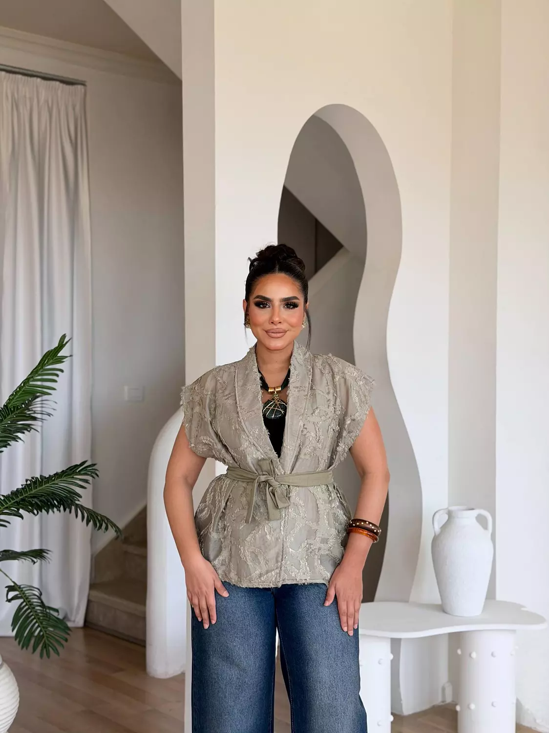 Solenne Belted Vest 9