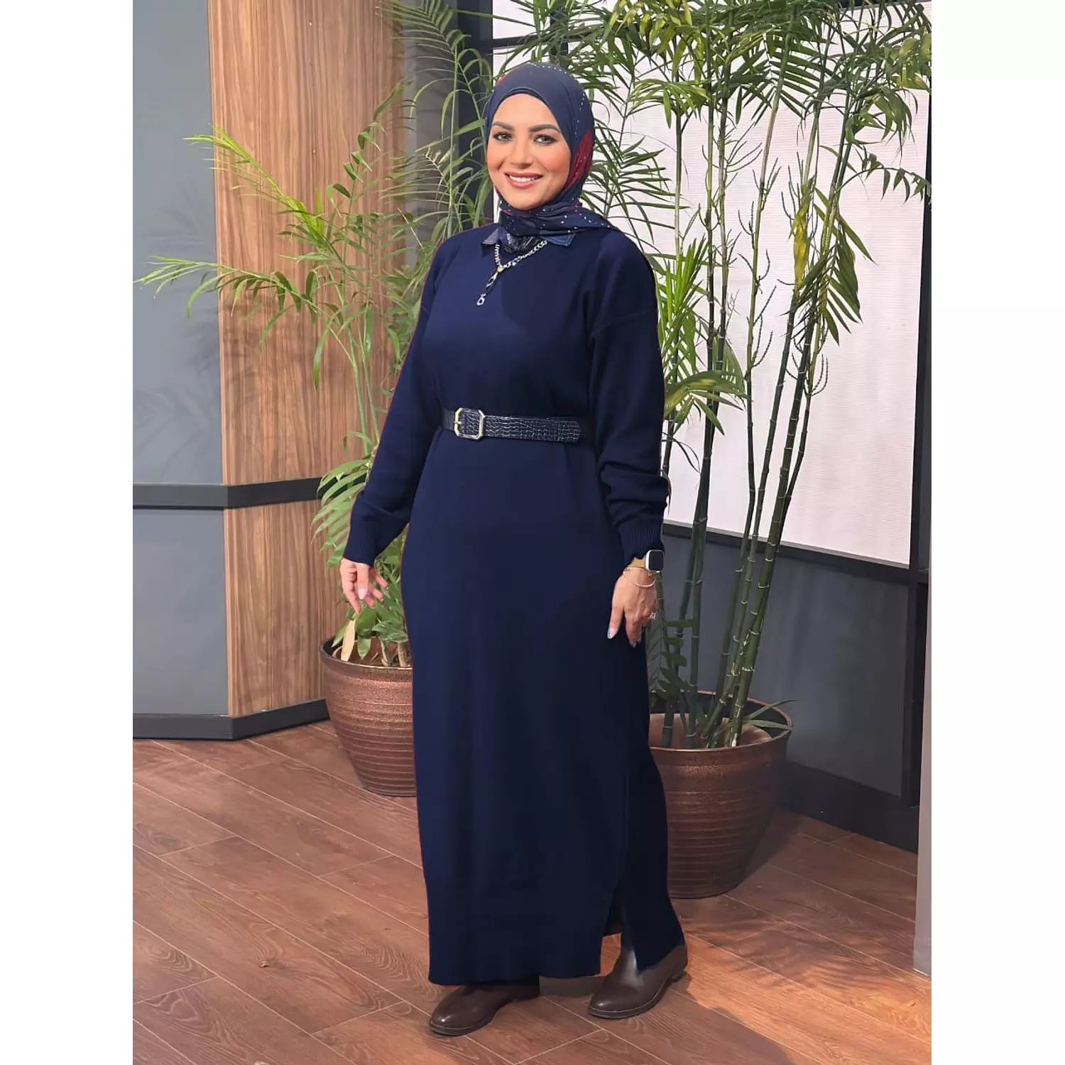 Knitted Oversized Dress  hover image