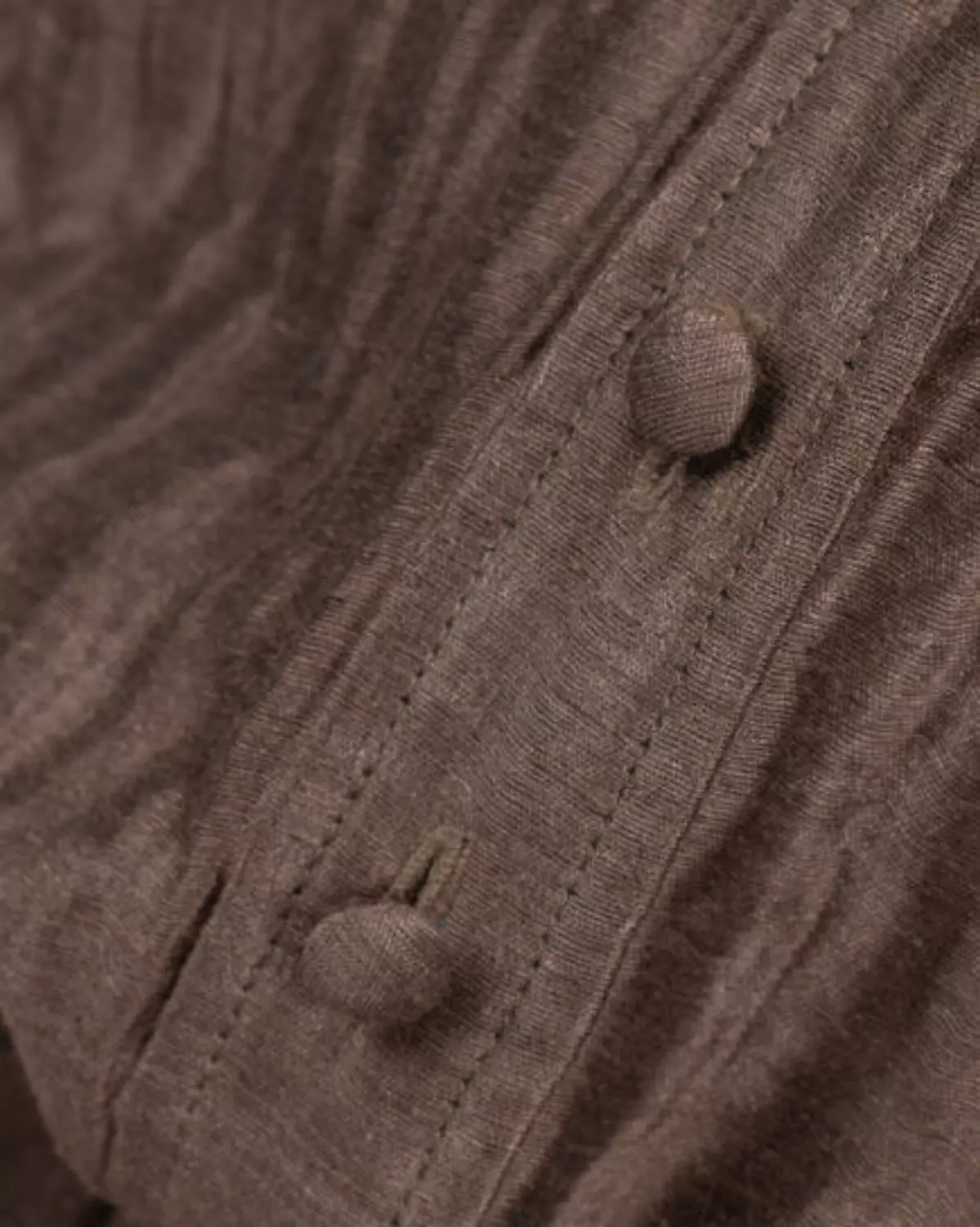 Crushed Organza Brown Mini Dress 5