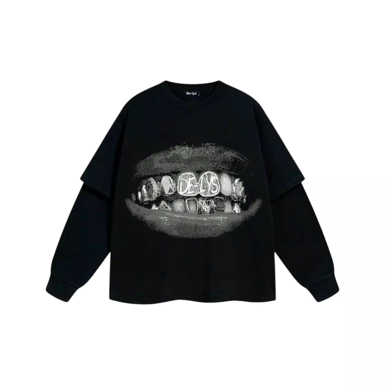 S3 Double-Sleeve Be Ys Teeth T-Shirt  image
