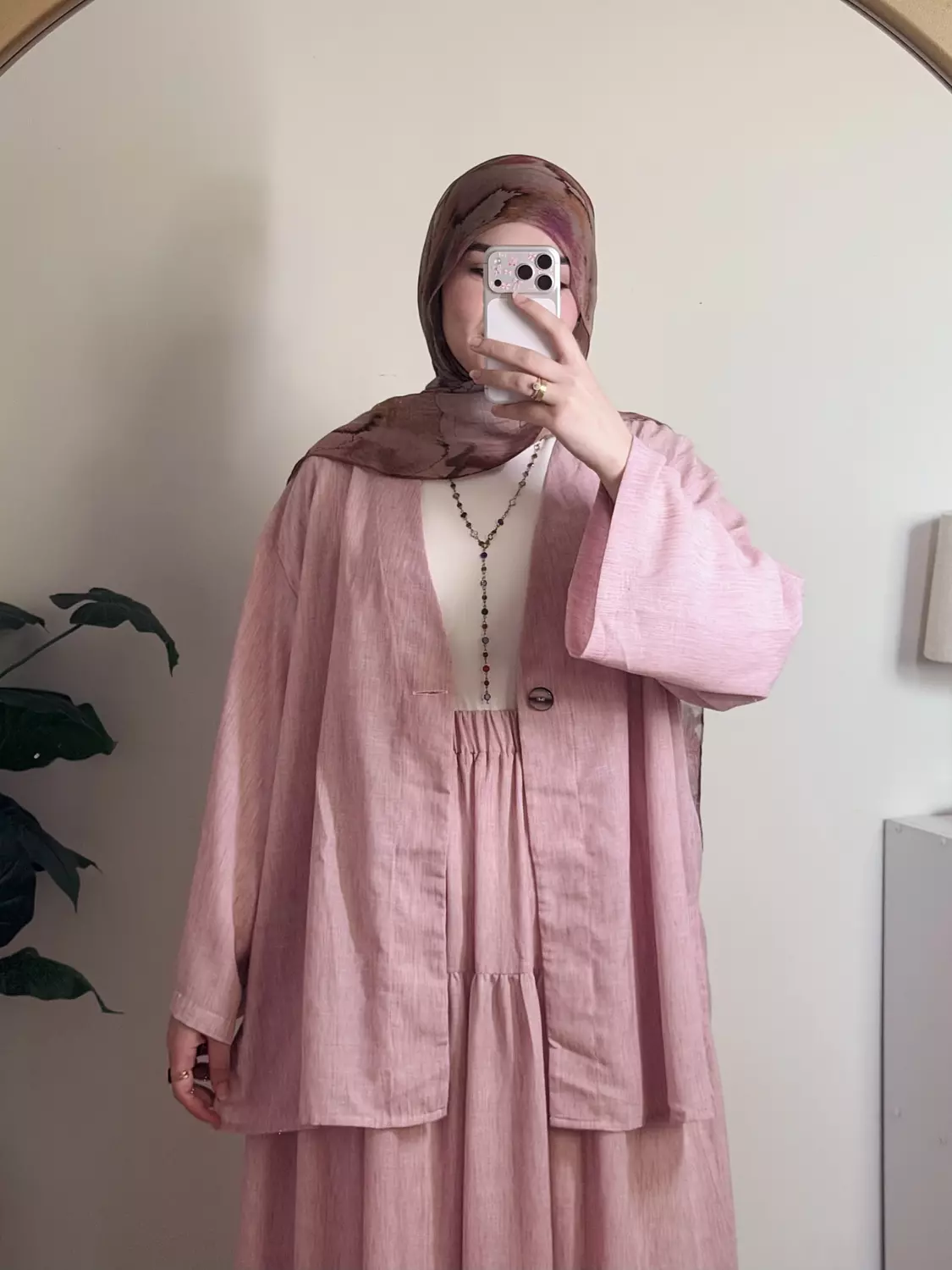 Everyday Belted Blouse 🩷🩶  image