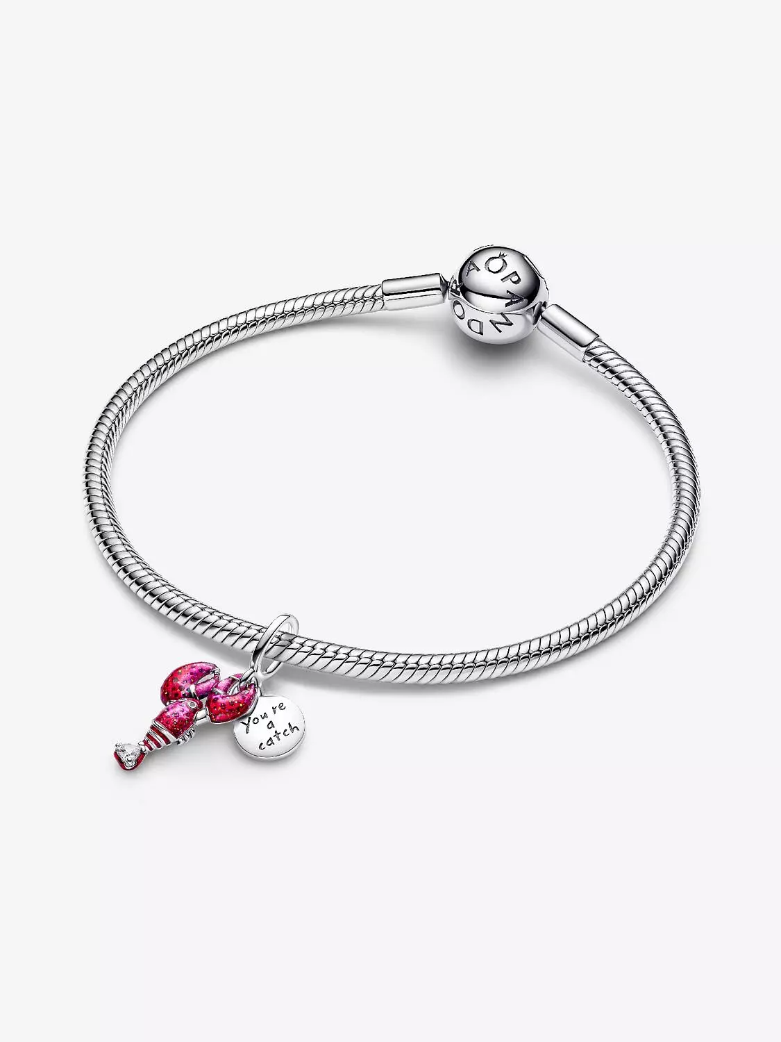 Lobster Dangle Charm Sterling silver 2